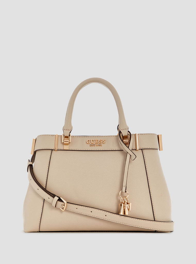 GUESS Anadela 3 Compartment Satchel – Damen-Handtasche, 12,5x8,75x4,25 Cm, Mit Reißverschlussfach
