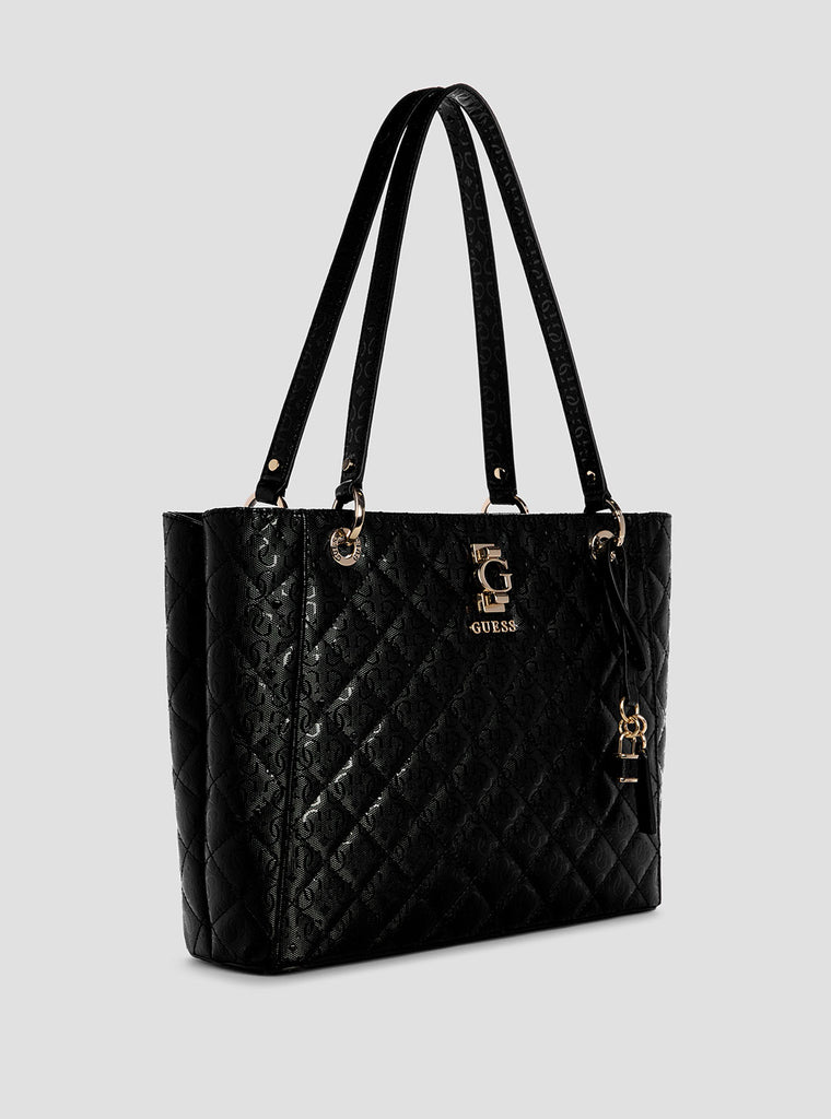 Guess NOELLE NOEL TOTE - Håndveske - dove logo/hvit