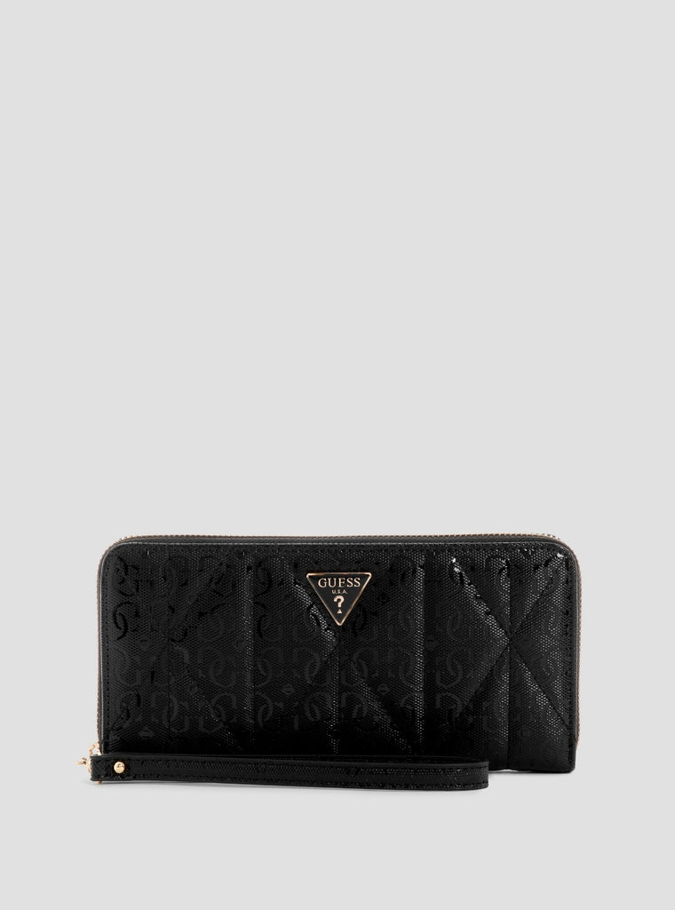 Guess ALI SMALL ZIP AROUND - Pénztárca - schwarz/fekete