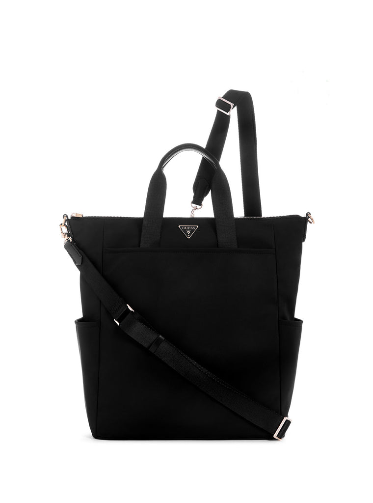 Eco Black Gemma Tote Backpack - GUESS