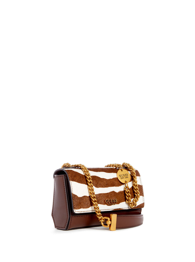 Zebra Iseline Mini Crossbody Bag GUESS