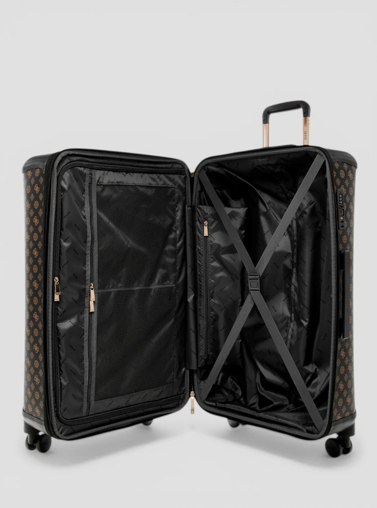 Brown Logo Wilder 71cm Suitcase | GUESS