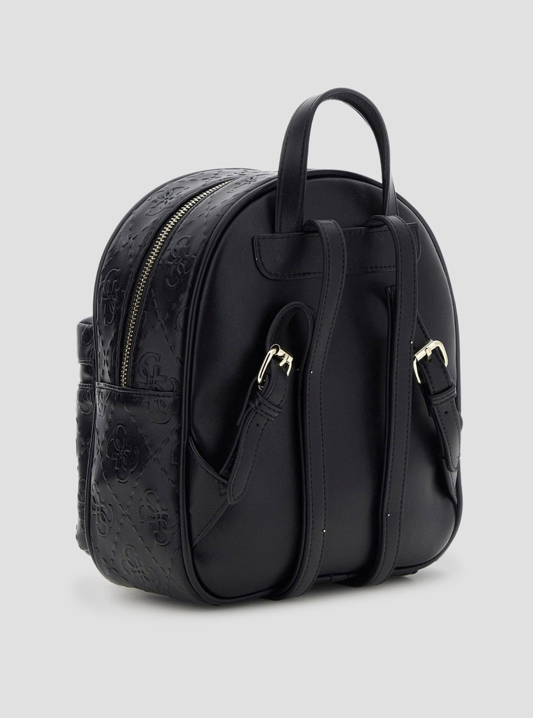 Black Logo Mini Backpack