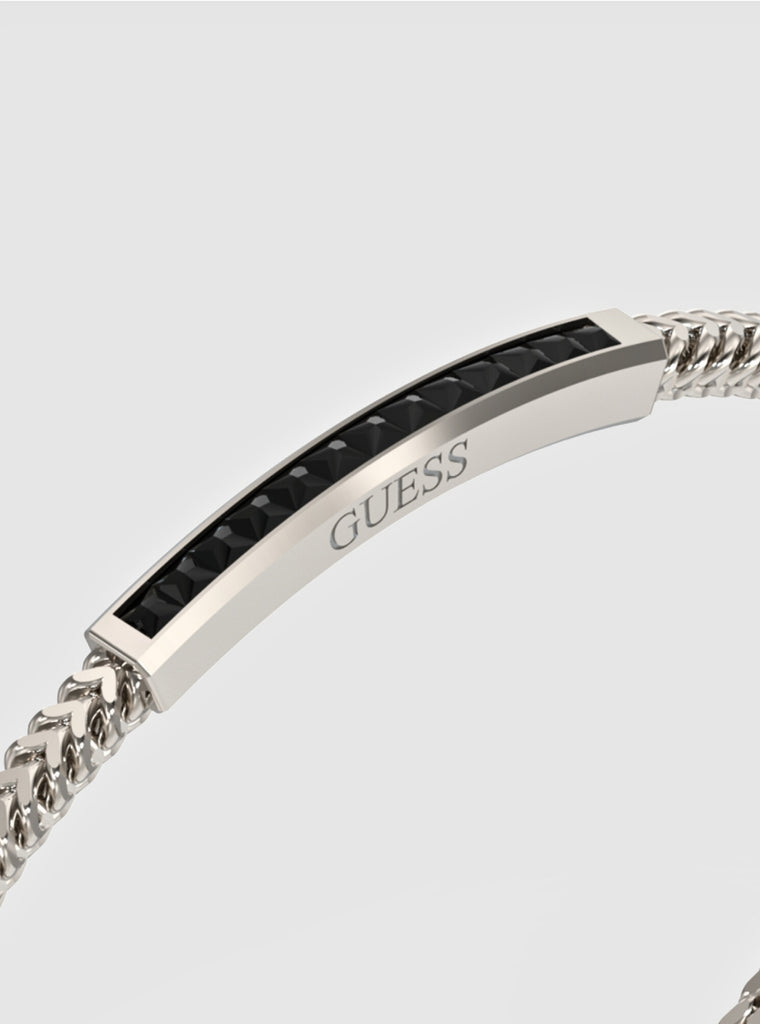SILVER925 GUESS PLATE BRACELET/ブレスレット Silver Crystal Plate Bracelet | GUESS
