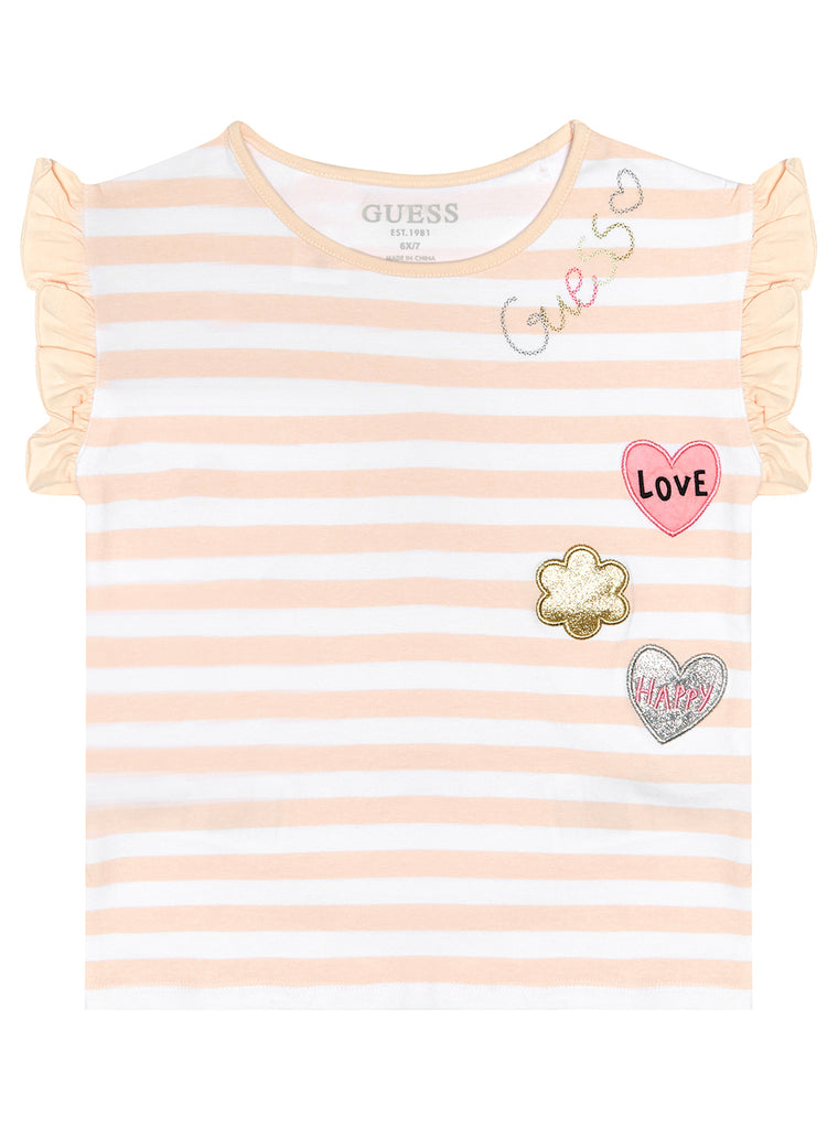 Guess green clearance and pink stripe