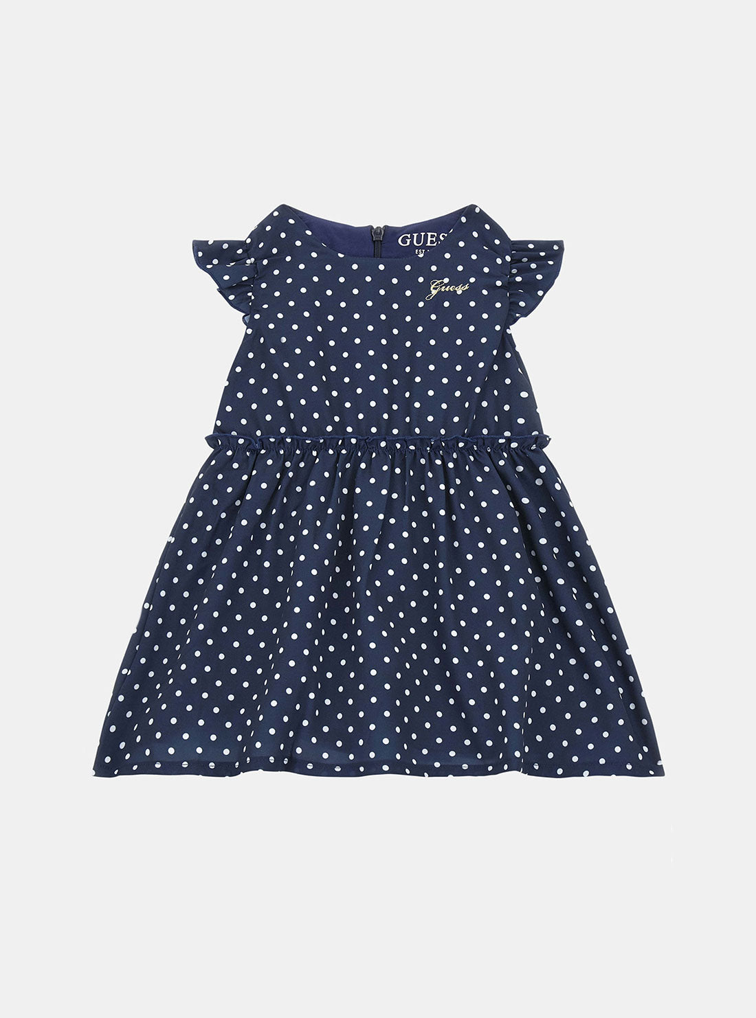 guess blue polka dot dress Chiffon (2-7) Buy River Island Green Wood Finish:White Cerused Oak visionet_multi_split