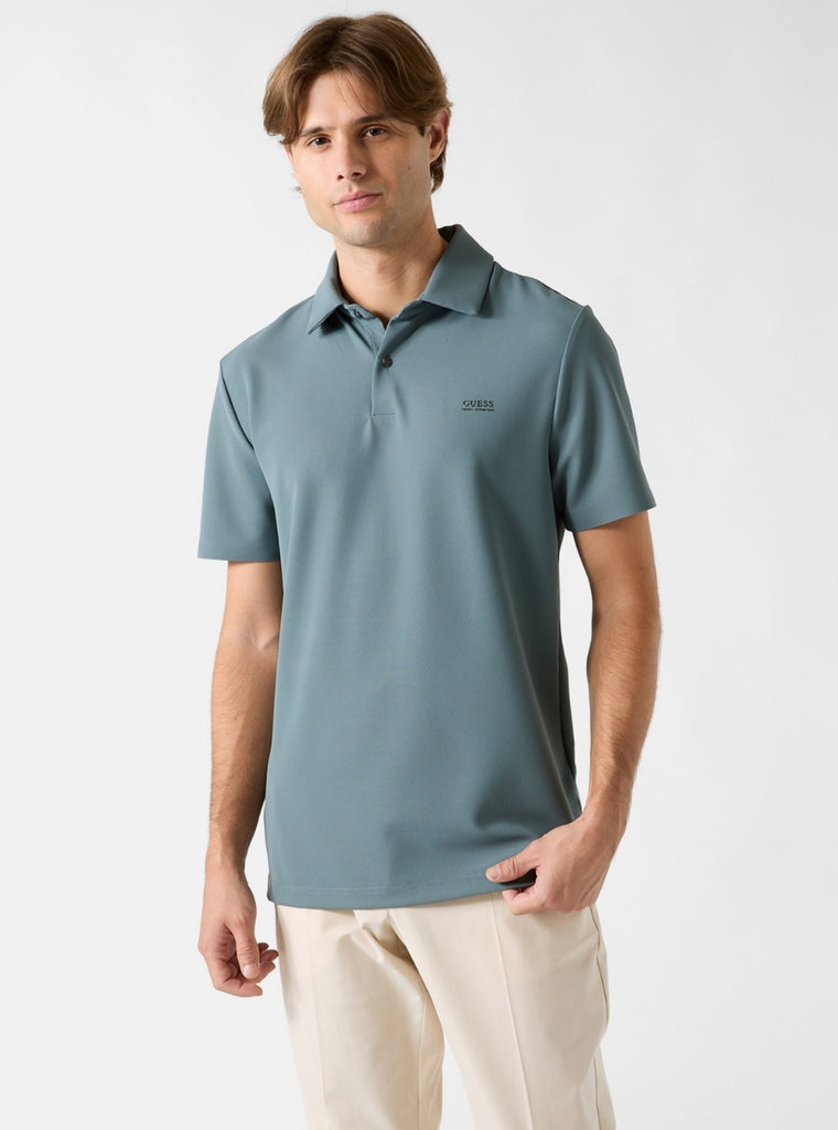 Squall Sea New Tech Stretch Polo Shirt | GUESS