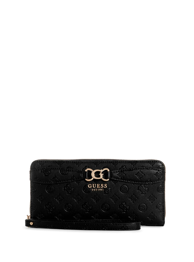 Black Logo Arlena Large Wallet GUESS