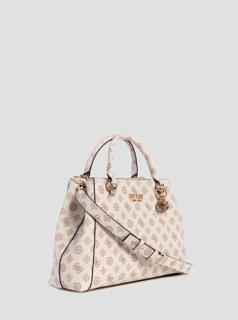 GUESS borsa a tracolla Meridian II Girlfriend Satchel Ivory GUESS borsa a tracolla Meridian II Girlfriend Satchel Ivory