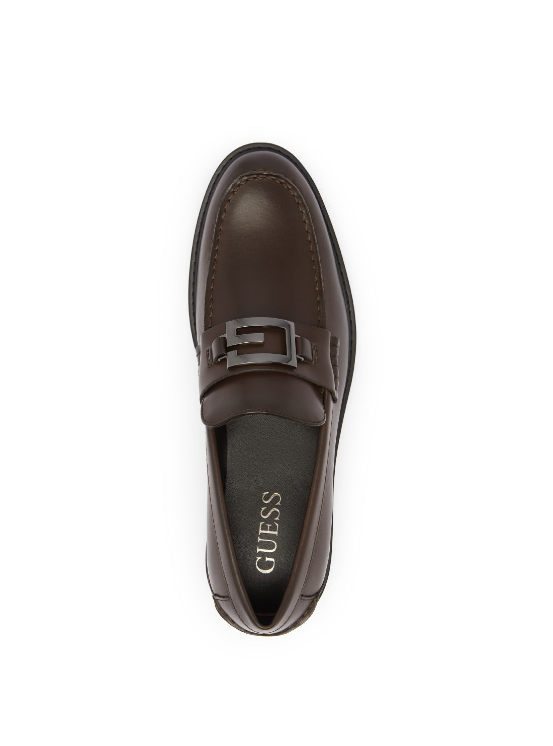 GUESS Brown Dremmer Loafers top view