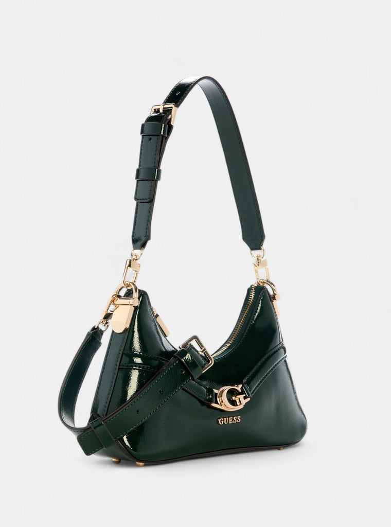 Green Dea Top Zip Shoulder Bag GUESS - Main Image