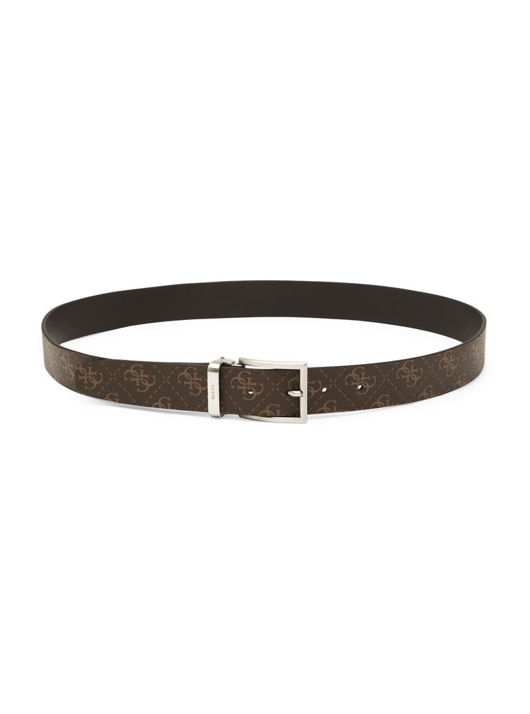 Brown Vezzola Reversible Dress Belt - GUESS