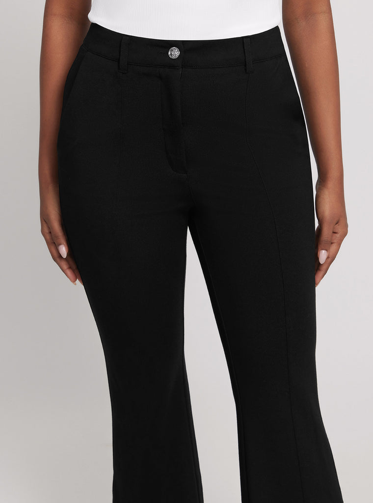 Anna Bootcut Pants - Black