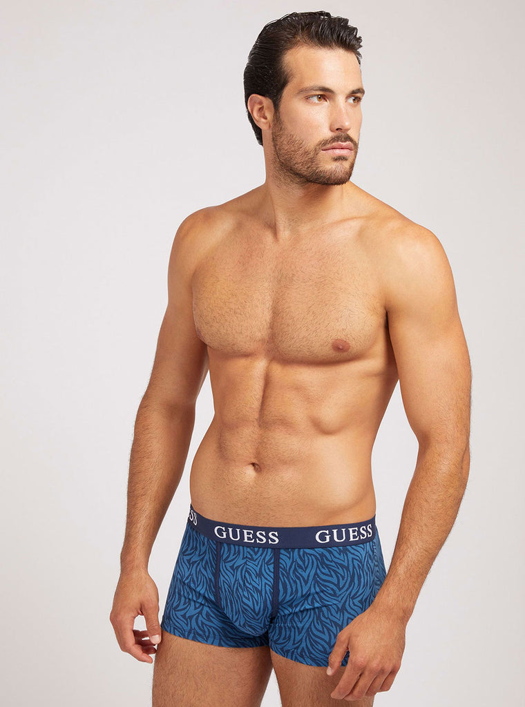 Blue Combo Joe Boxer Trunk 3 Pack Set GUESS