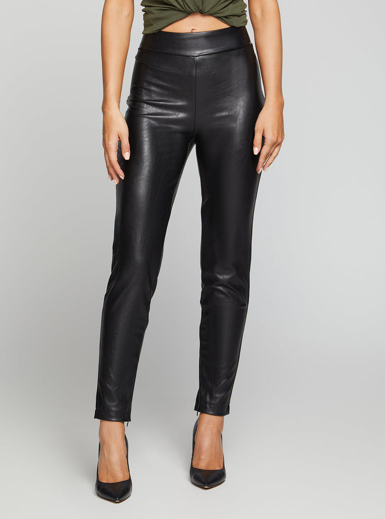 $89 Guess Women's Black Stretch Faux Leather Priscilla Leggings Pants Size  XL