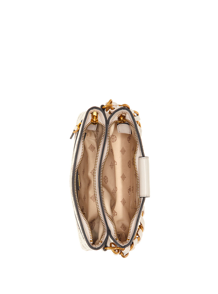 Cream Logo Alva Crossbody Bag GUESS