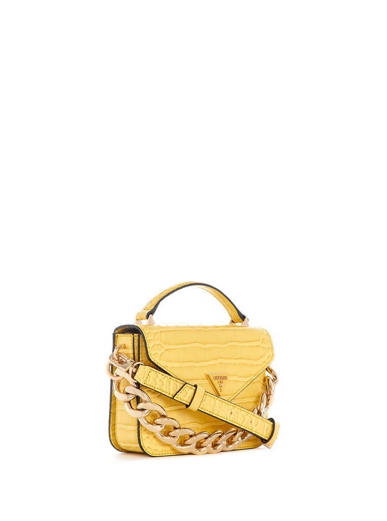 Yellow Retour Mini Crossbody Bag GUESS