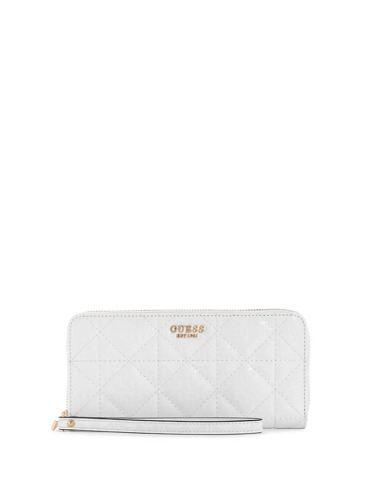 Guess white wallet Clearance