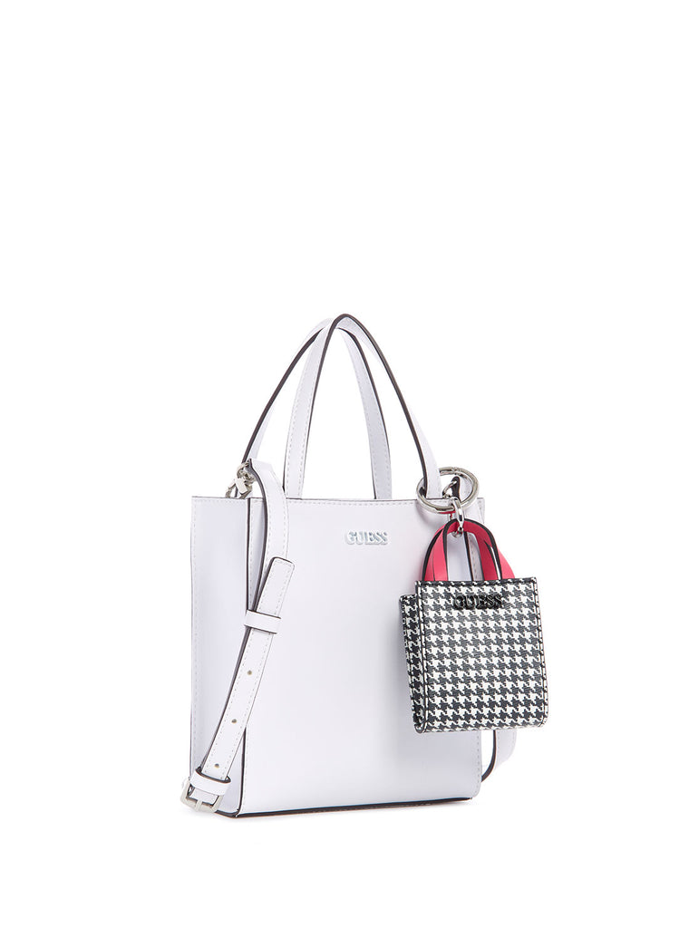 White Picnic Mini Tote Bag GUESS