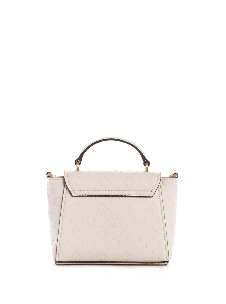 White Bea Mini Top Handle Bag GUESS