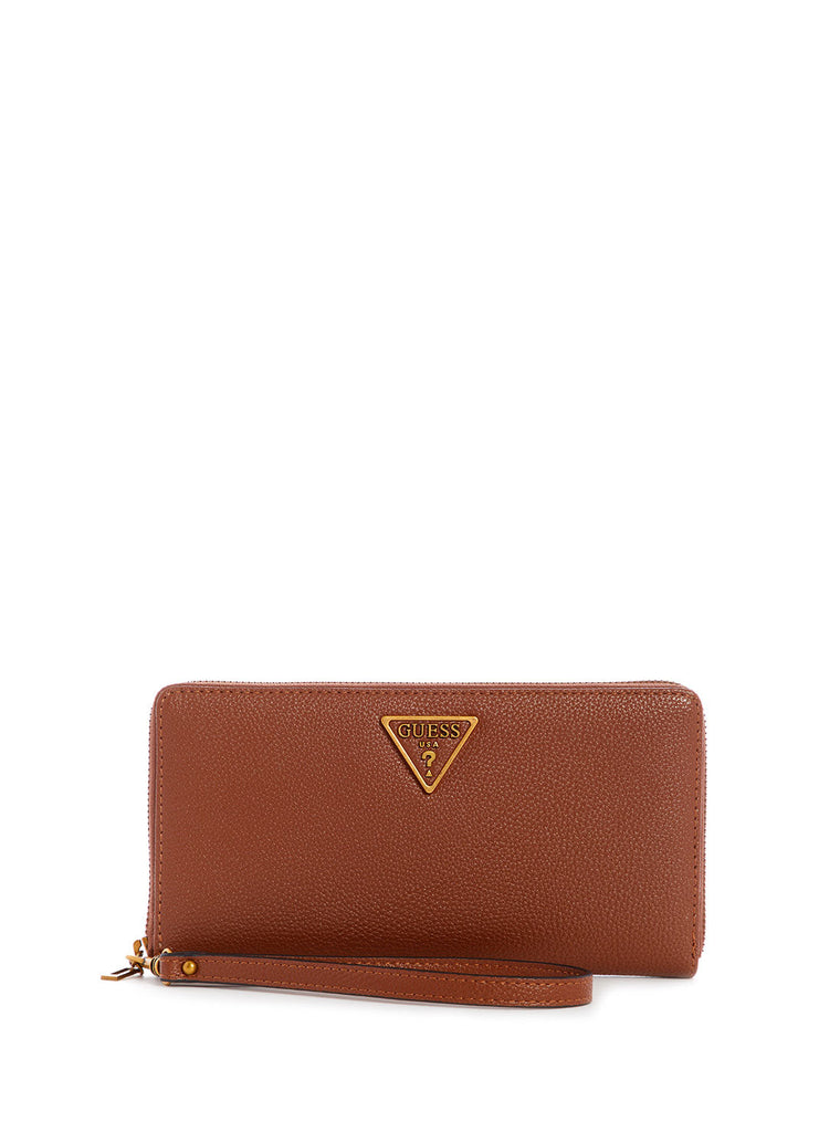 Brown Destiny Cheque Organiser Wallet GUESS