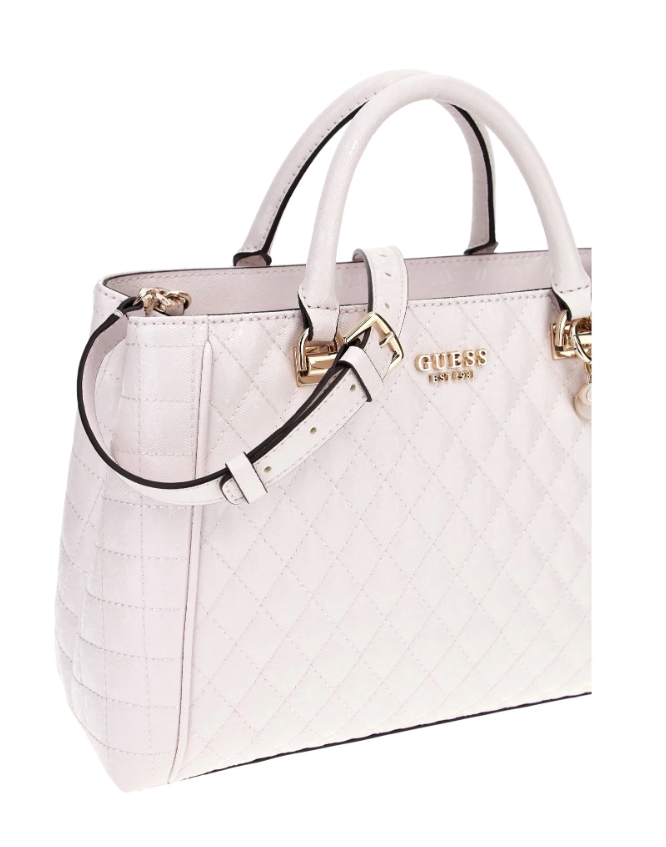 White Yarmilla Luxury Satchel Bag