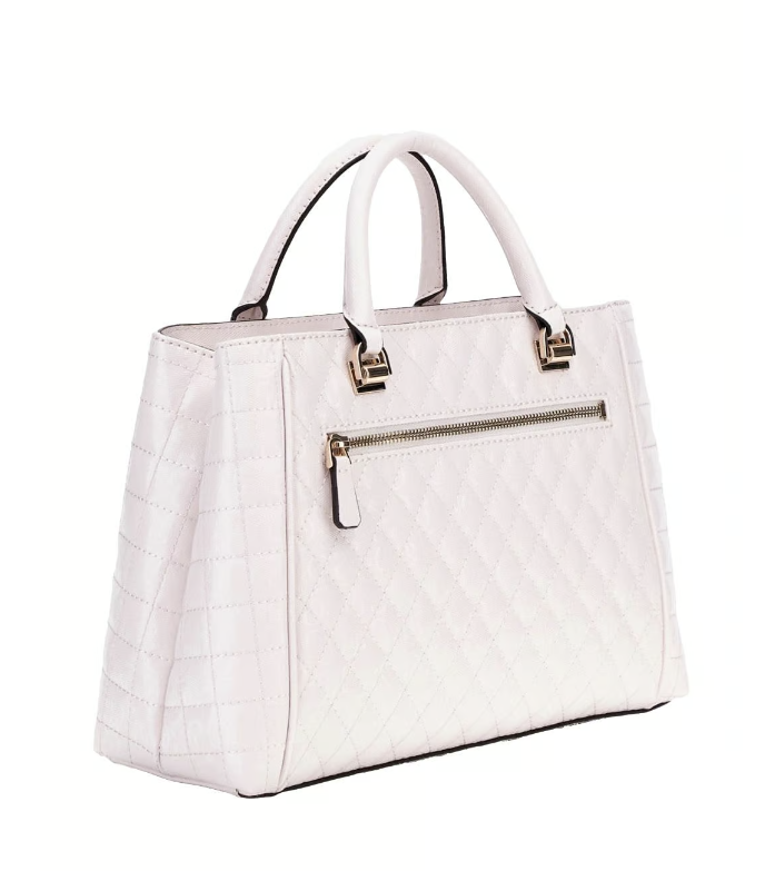 White Yarmilla Luxury Satchel Bag