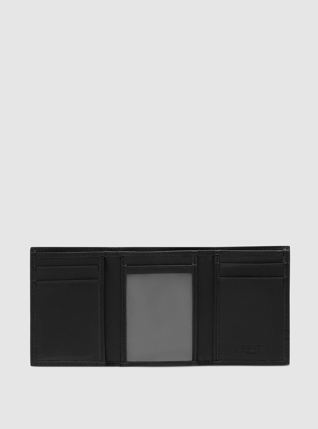 GUESS Men's Wallet Black Enrico Passcase Trifold Wallet 31GUE11044 Inside View
