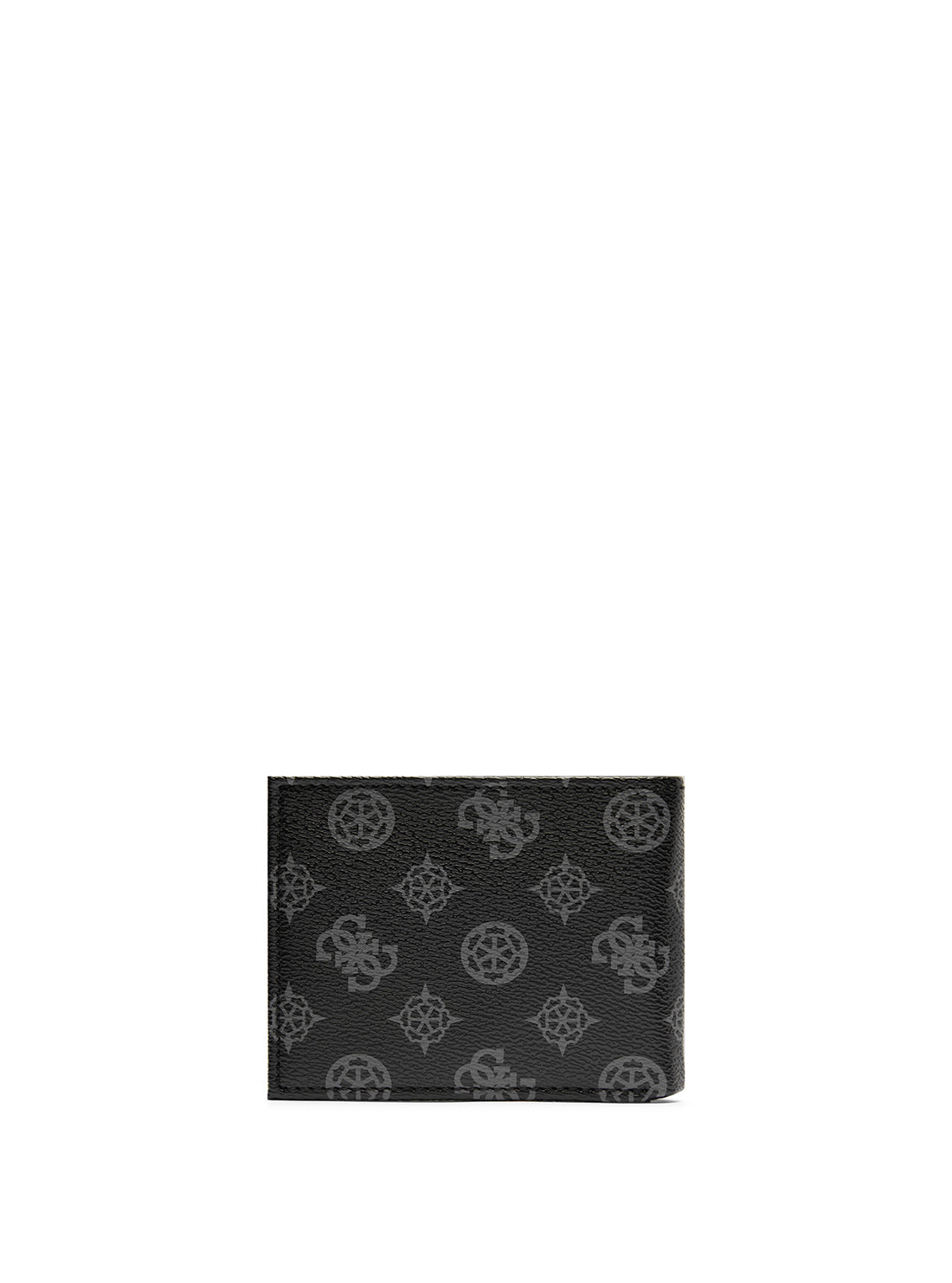 GUESS Mens Wallet Black Logo Slimfold Wallet 31GUE13219 Back View