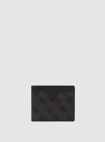 Black Logo Slimfold Wallet