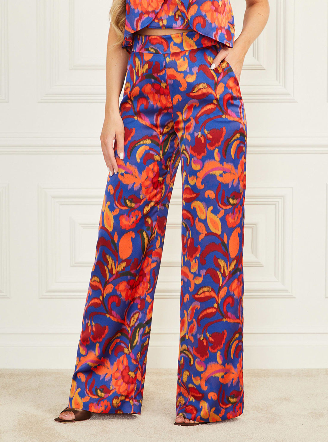 Marciano Betty Blue Printed Pants