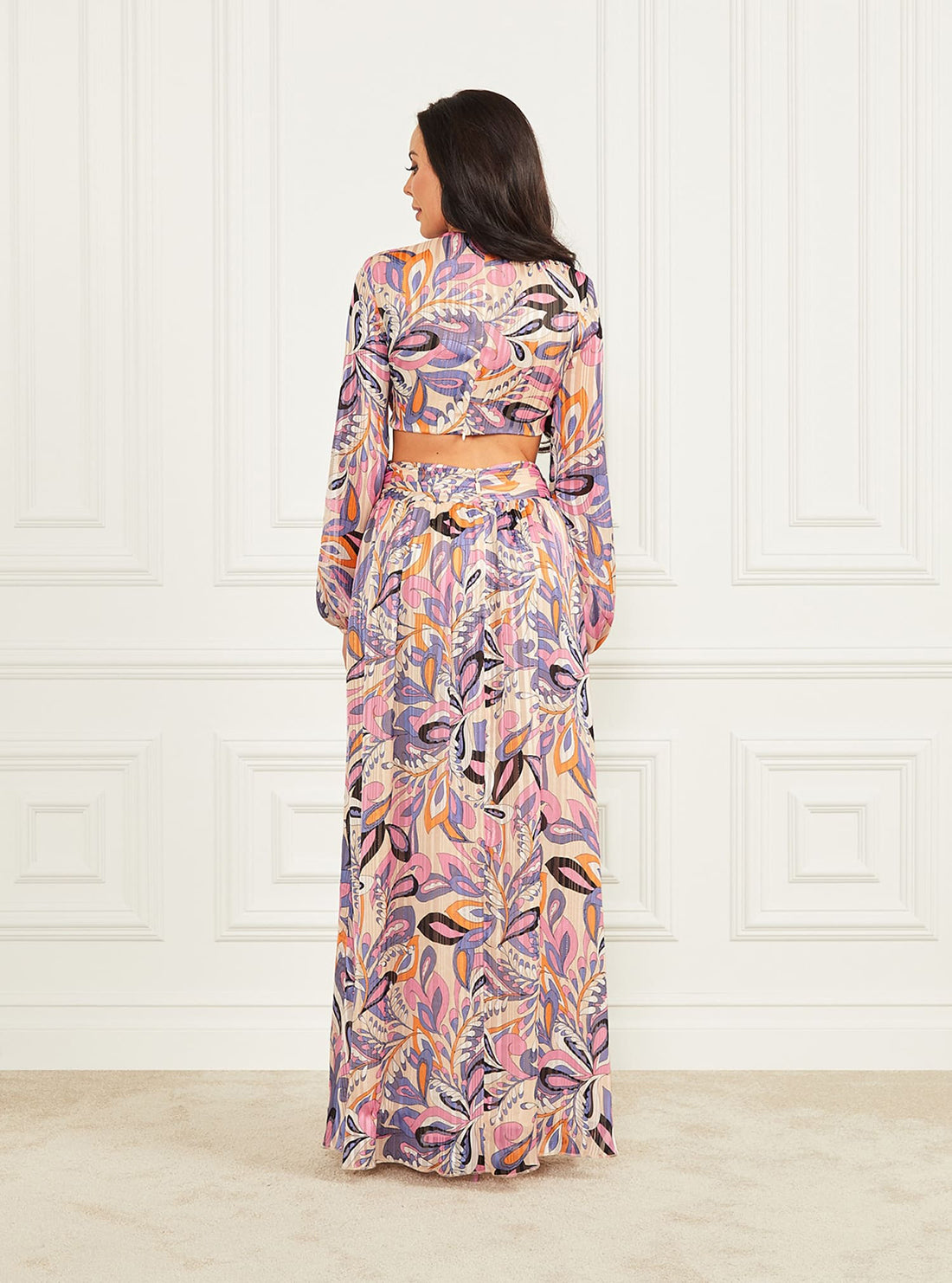 Marciano Luise Crused Paisley Maxi Dress