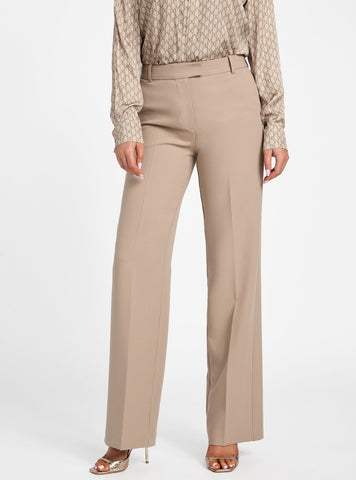 GUESS Marciano Beige Dalia Straight Pant 5BGB017046A Front View