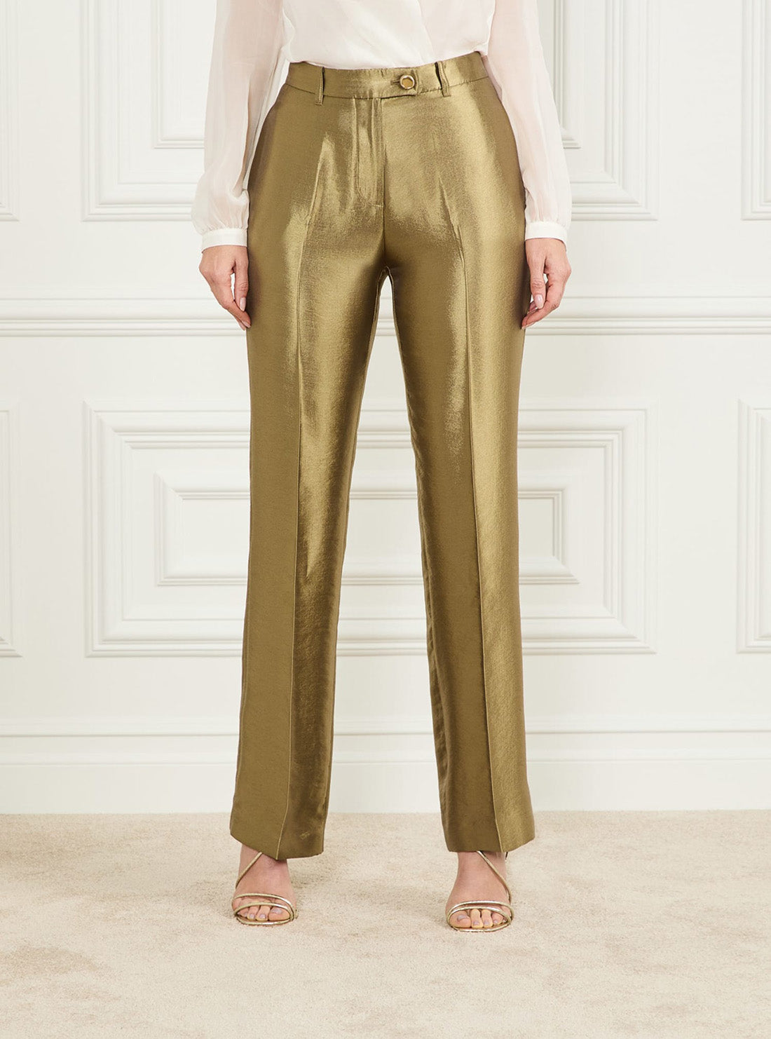 GUESS Marciano Gold Milla Pant 5GGB187312A Front View