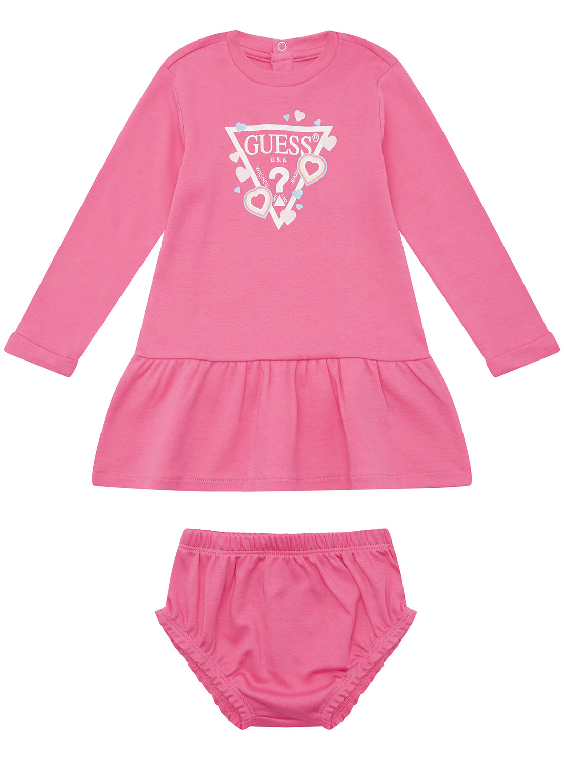 Pink Long Sleeves and Panties Set (0-12M)