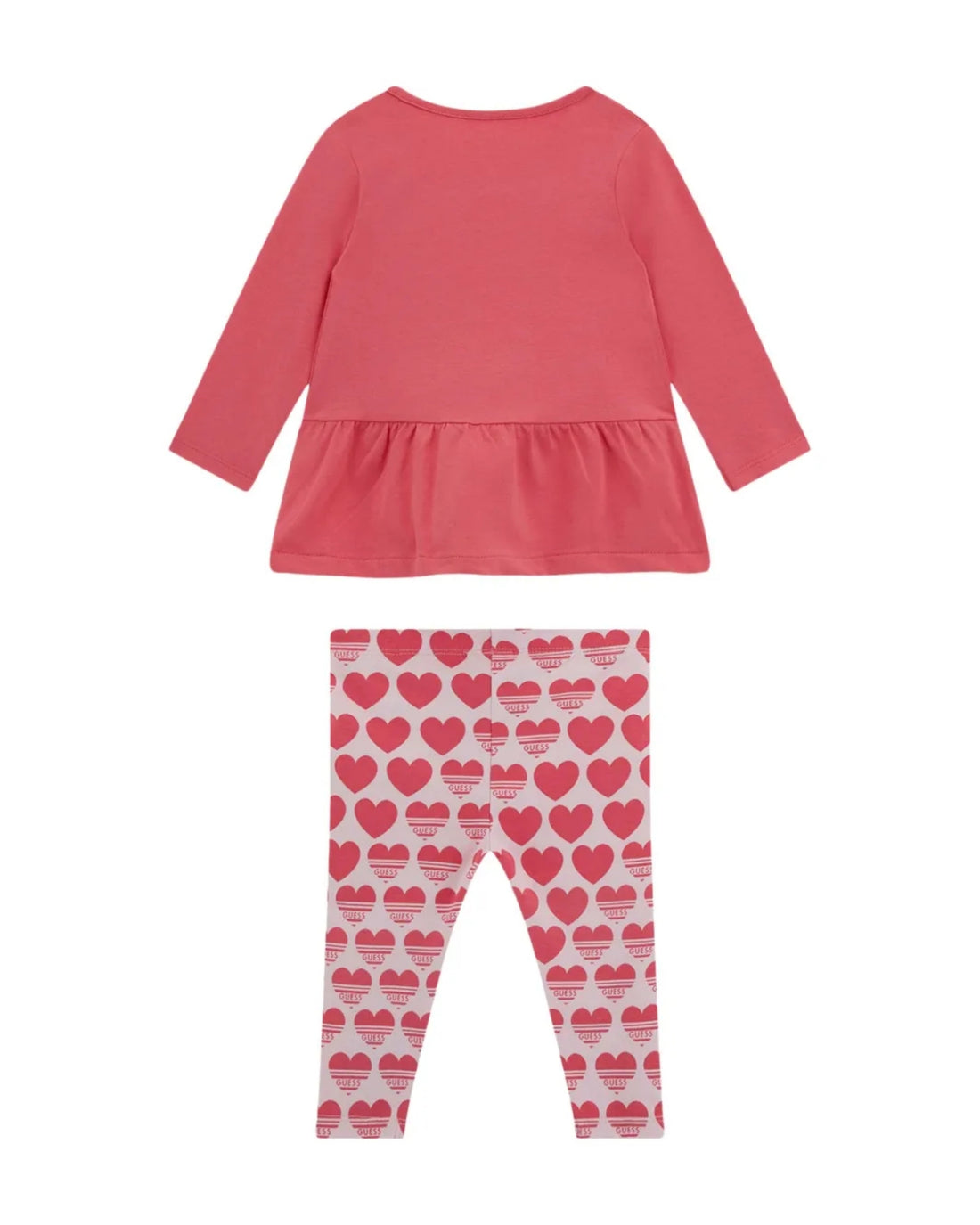 Pink Hearts Long Sleeve Top and Leggings Set (0-18m)