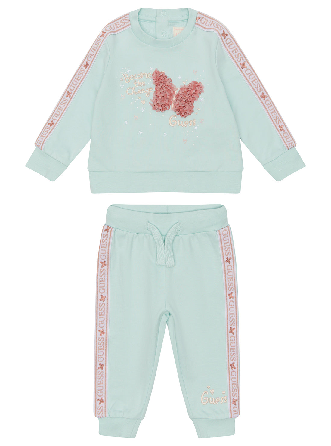 Blue Long Sleeve Active Top and Pants (0-18m)