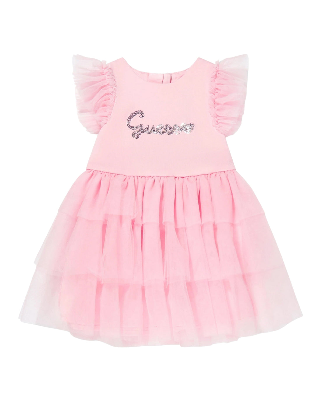 Pink Dress and Satin Bloomer Set (0–18m)