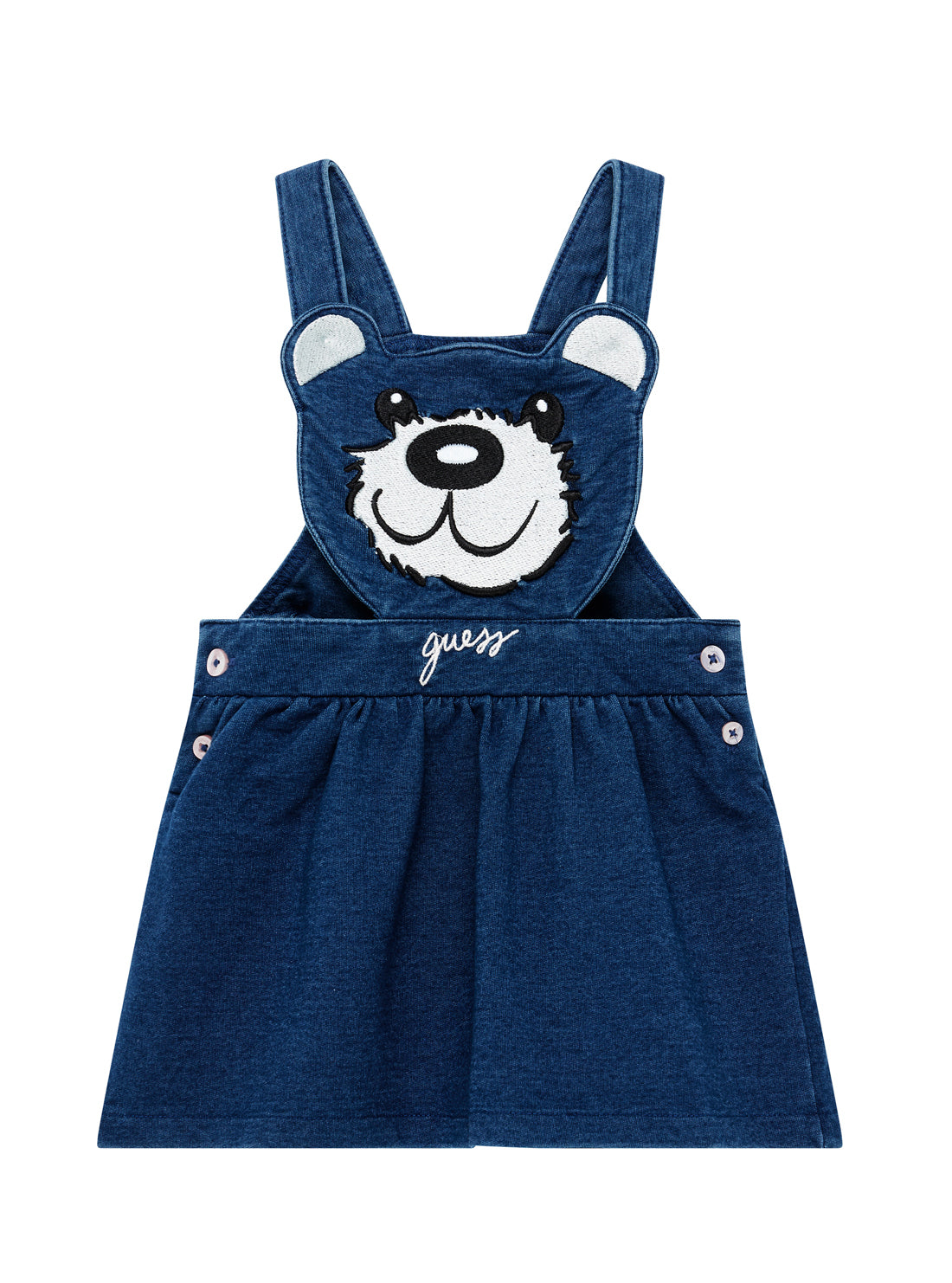 GUESS Kids Multi Long Sleeve Body and Skirtall Set (0-18m) A5YG02KCXH0S Front View_3