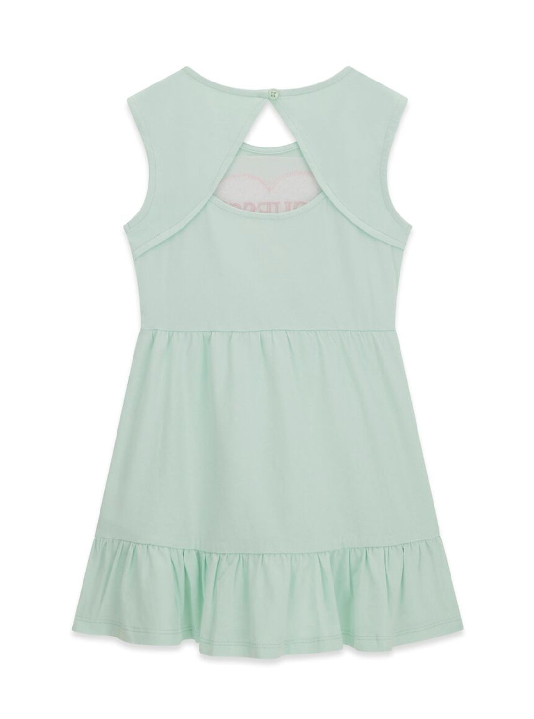 GUESS Kids Green Dress and Pantie Set (3-24m) A6GK07K6YW4 Back View