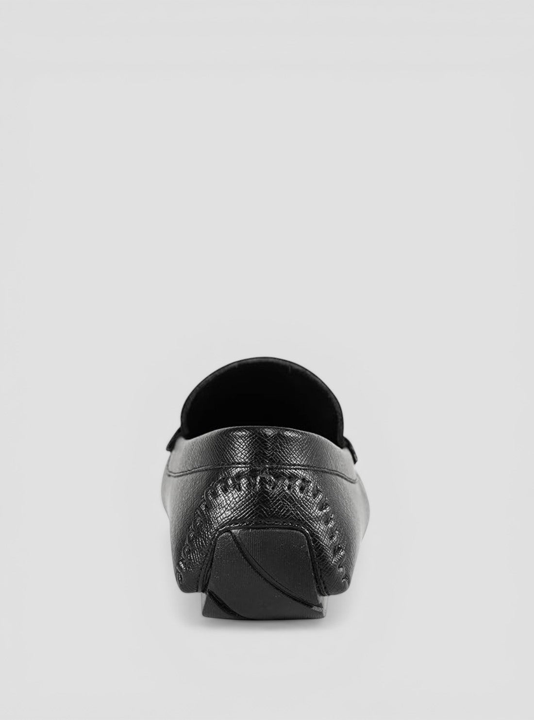 GUESS Footwear Black Aarav Loafers AARAV Back View