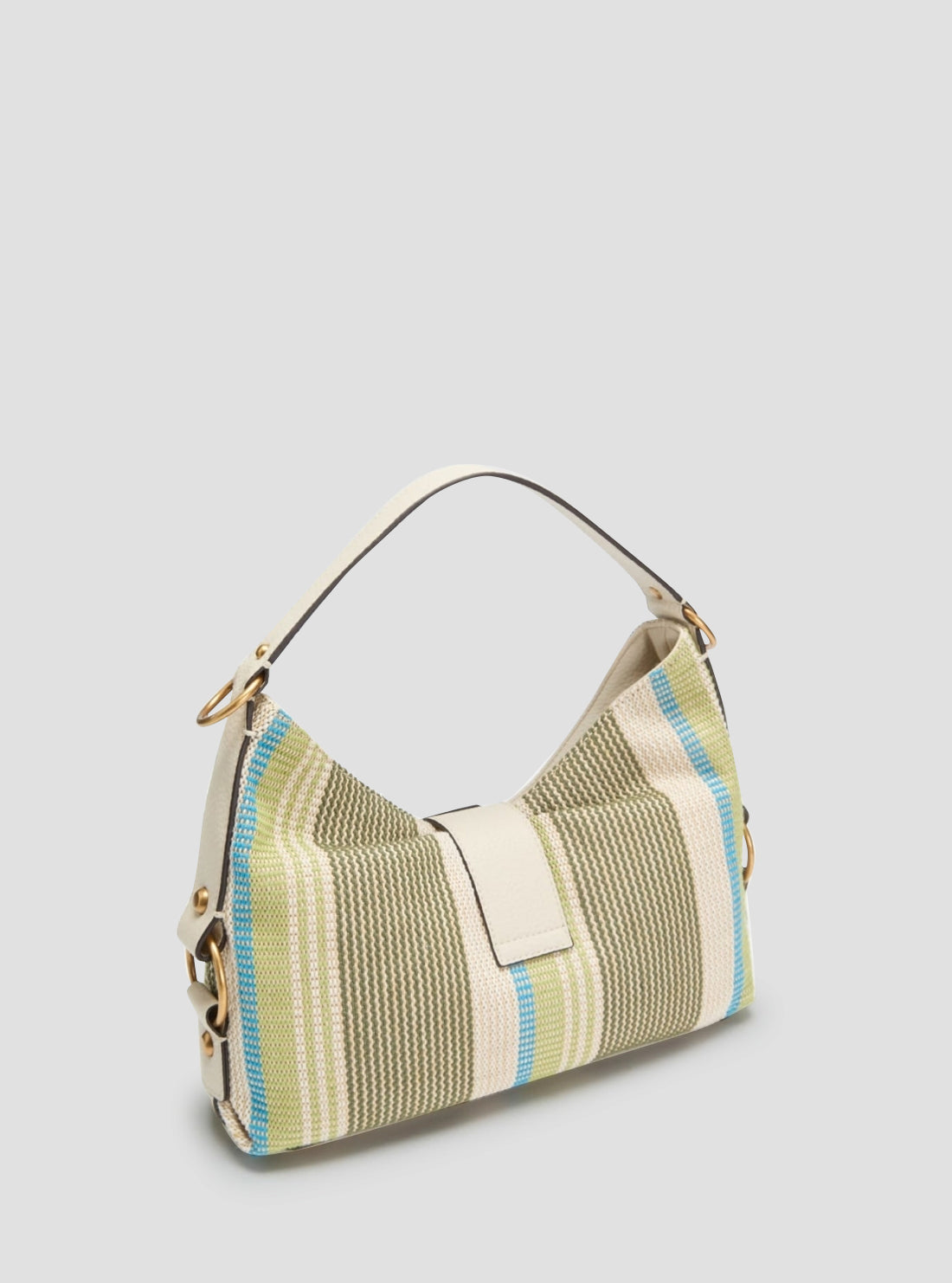 GUESS Womens Olive Multi Camden Shoulder Bag AB93081 Back View