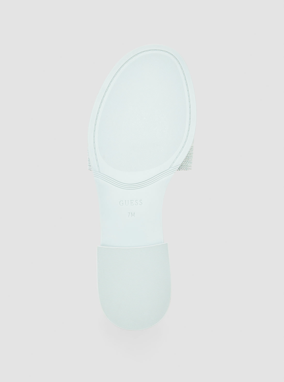 GUESS Womens Green Adrinna Slides ADRINNA Bottom View