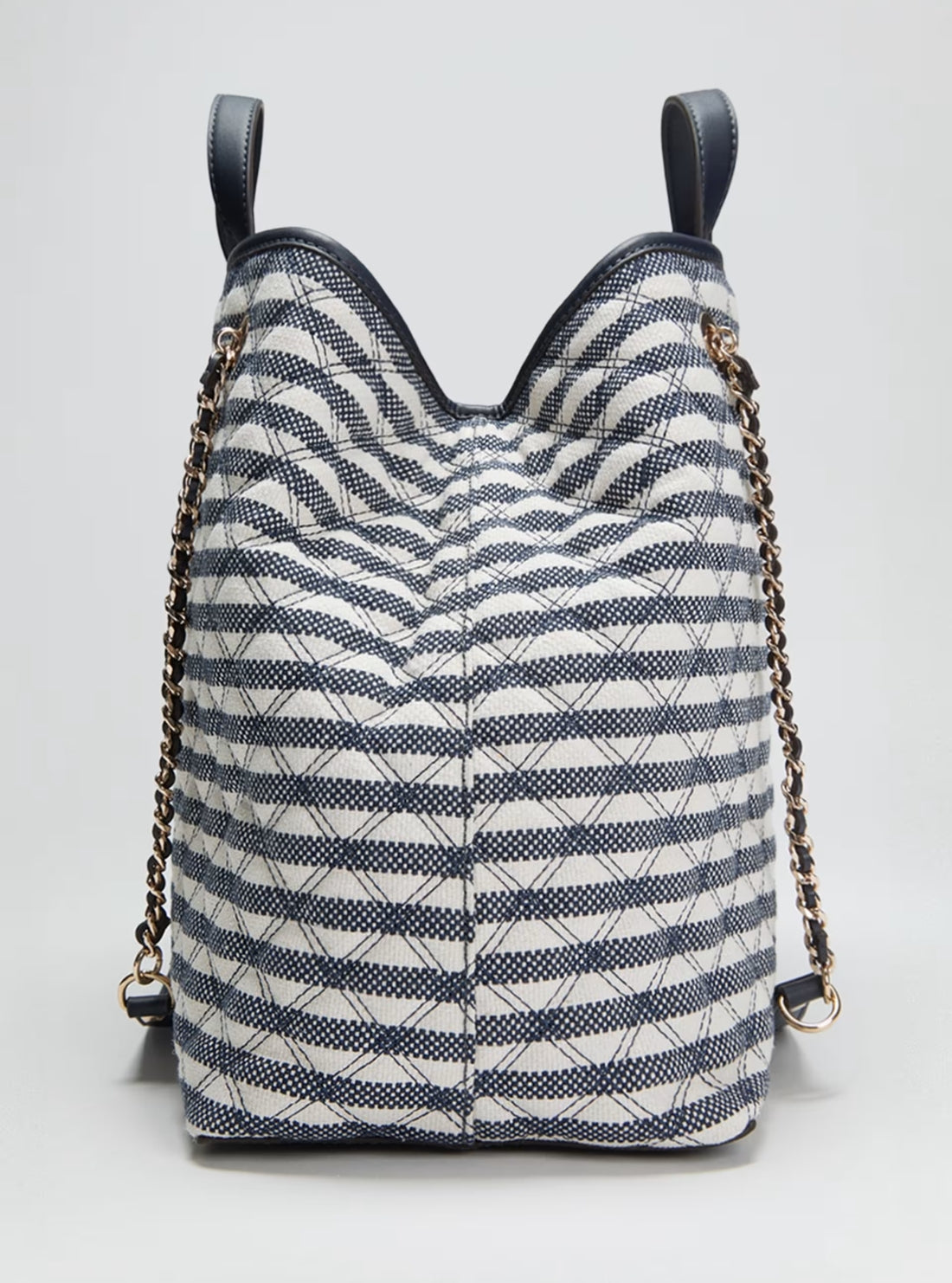 GUESS Womens Blue Multi Giully II Large 2 In 1 Tote Bag AG967329 Side View