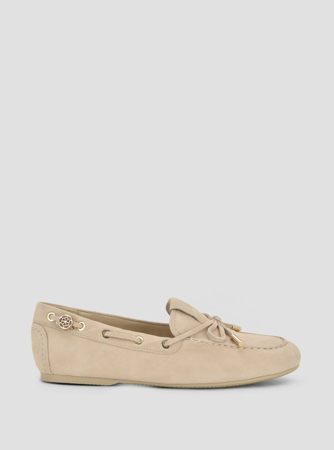 GUESS Womens Light Natural Aisha Loafers AISHA Side View