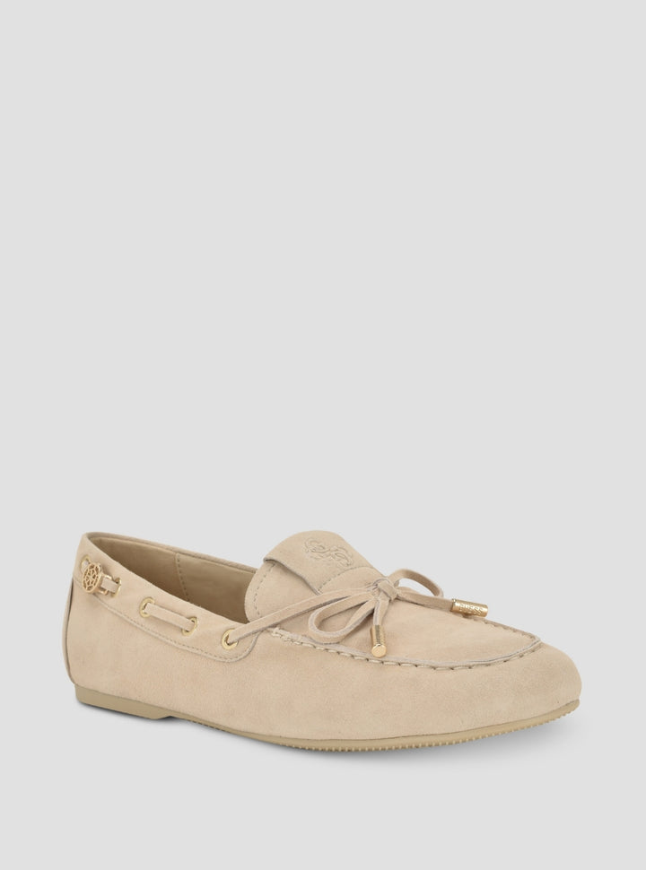 GUESS Womens Light Natural Aisha Loafers AISHA Side View