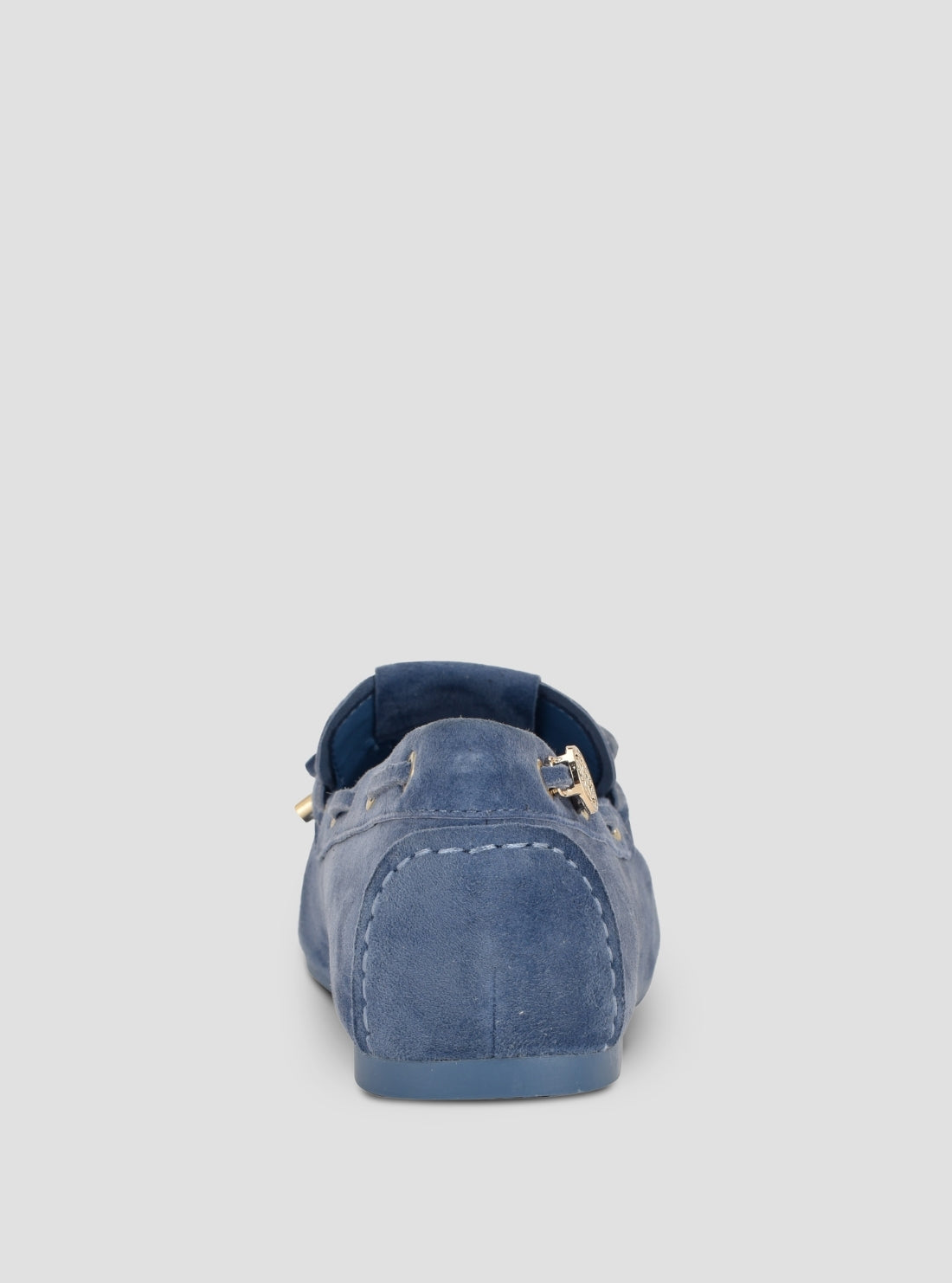 GUESS Womens Medium Blue Aisha Loafers AISHA Back View