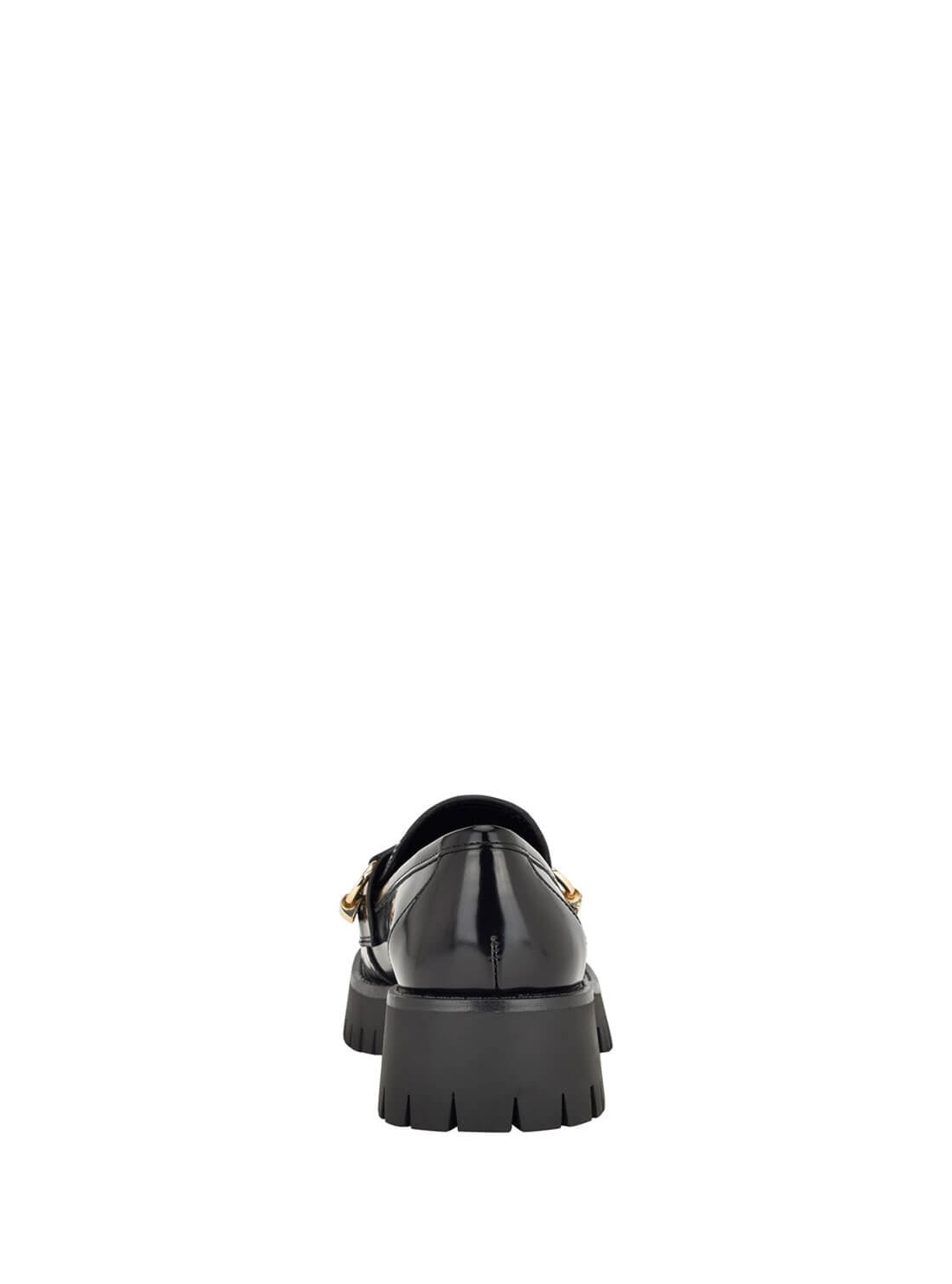 Black Almost Loafers | GUESS Women's Shoes | back view