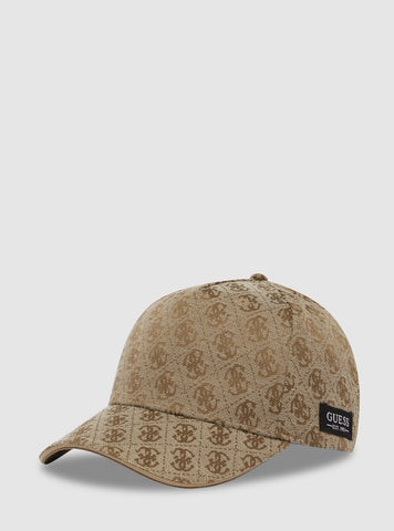 Beige Logo Milano Baseball Cap
