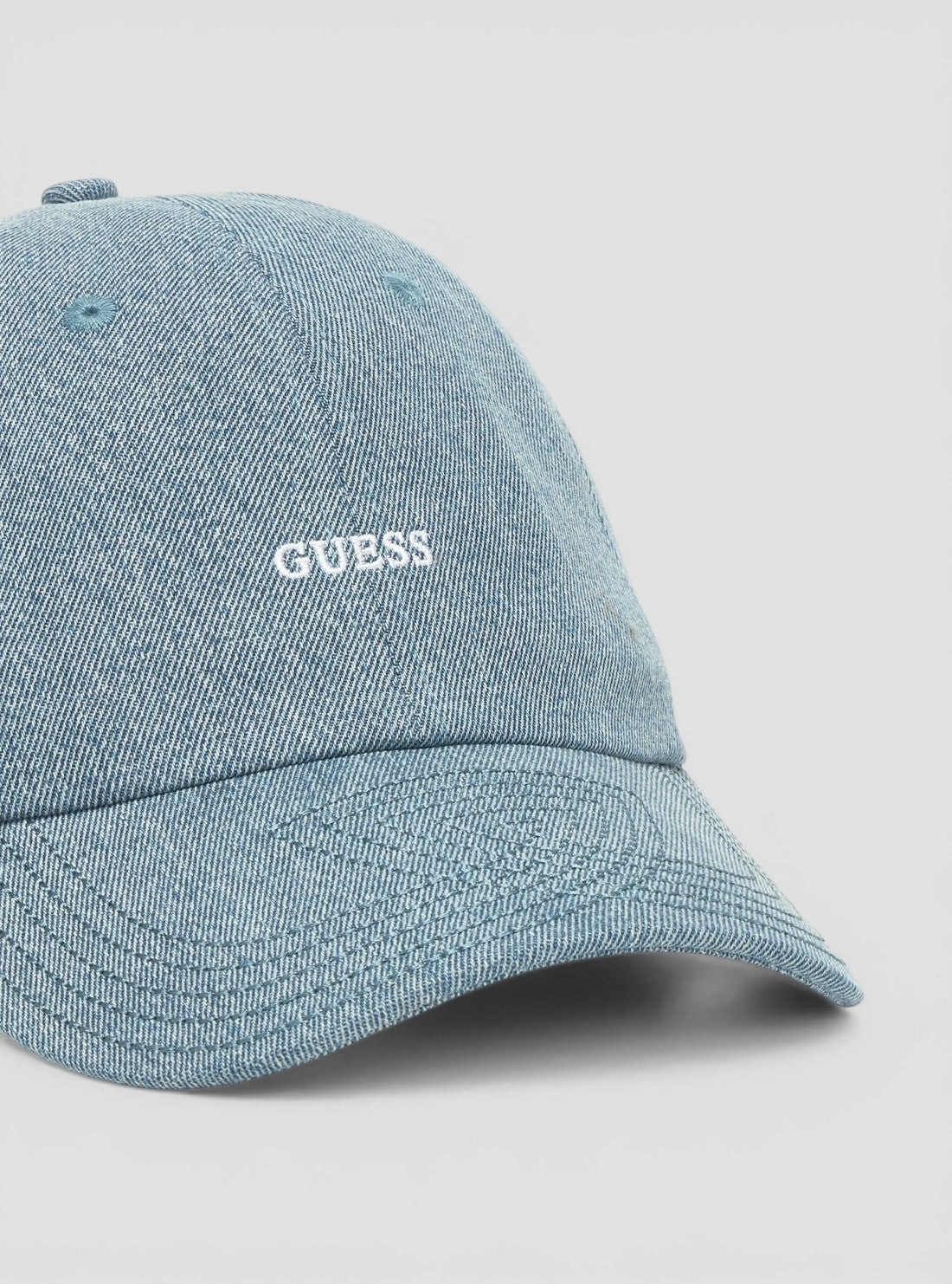 GUESS Mens Denim London Baseball Cap AM9509POL01 Detail View